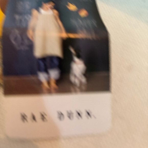 Rae Dunn Decorative Plaid Ribbon Bookstack - Picture 2 of 2